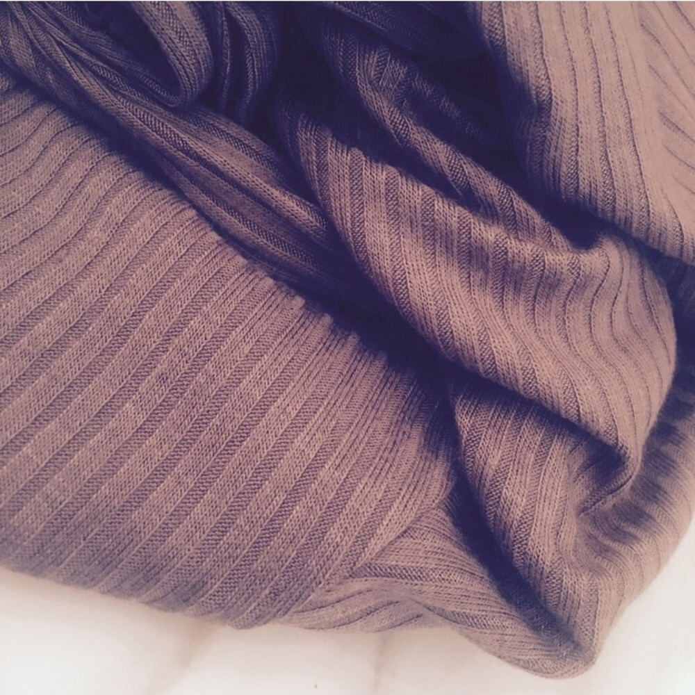 NWT Ribbed Tan Dress - Picture 6 of 9